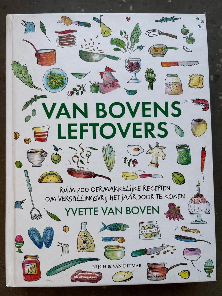 Van Bovens Leftovers - Yvette van Boven Kookboek, Boeken, Kookboeken, Hoofdgerechten, Ophalen of Verzenden, Zo goed als nieuw