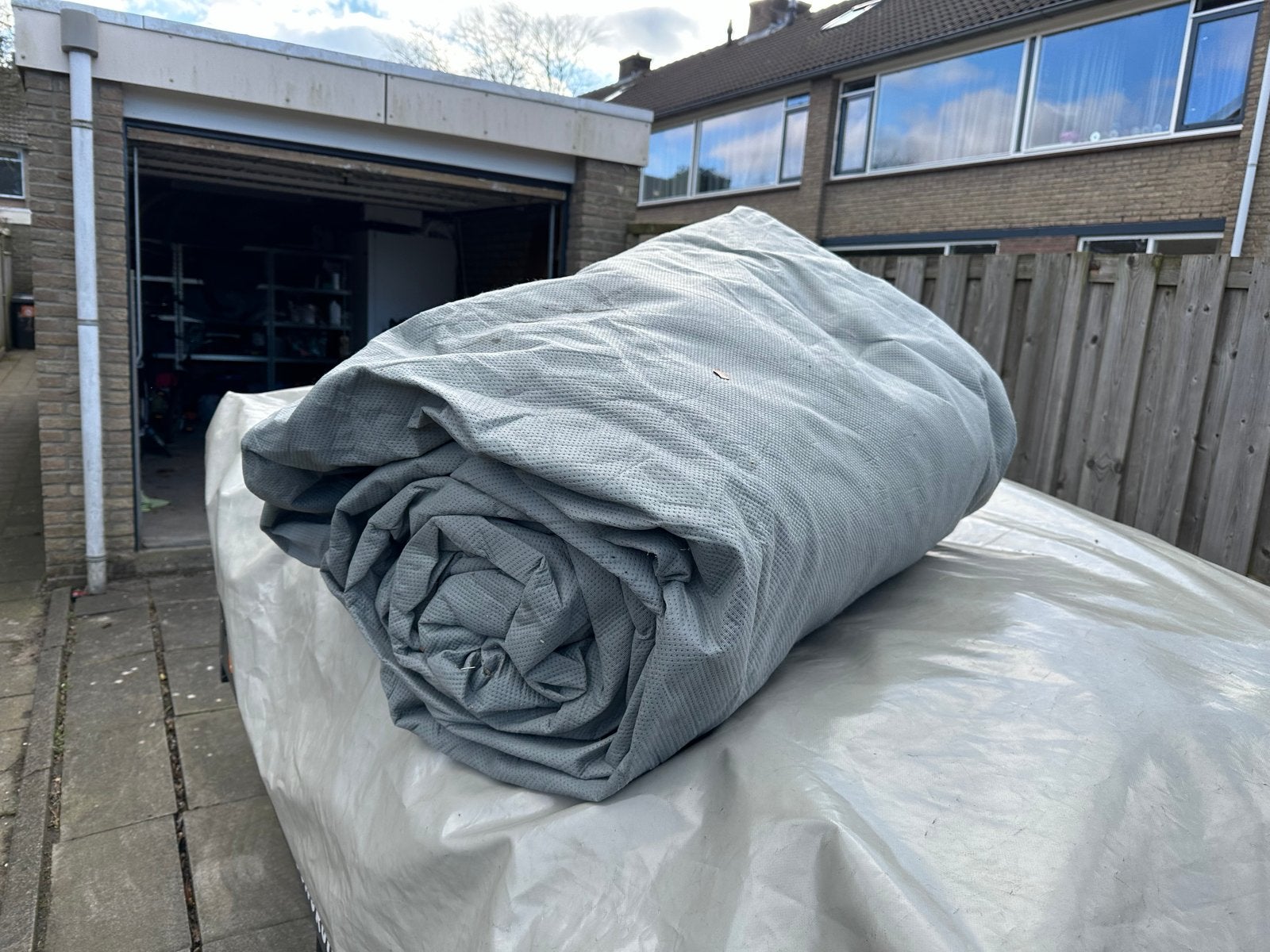Camperhoes / Caravanhoes - Bescherming tegen weer en wind, Ophalen, Zo goed als nieuw, Universeel