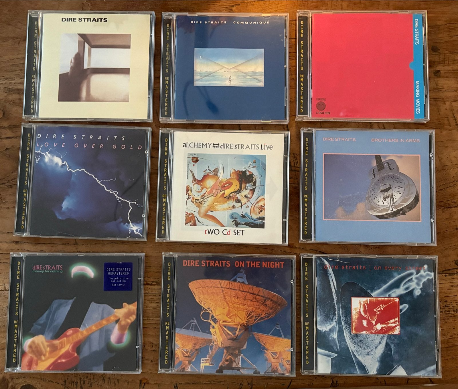 Dire Straits compleet - Alle 9 CD’s, digitally remastered, Ophalen of Verzenden, Zo goed als nieuw, Rock, Boxset