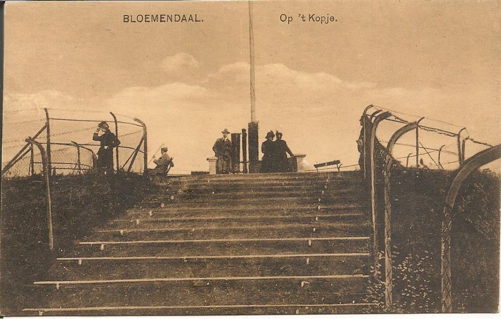 Bloemendaal  Op 't Kopje., Ophalen of Verzenden, 1920 tot 1940, Gelopen, Noord-Holland