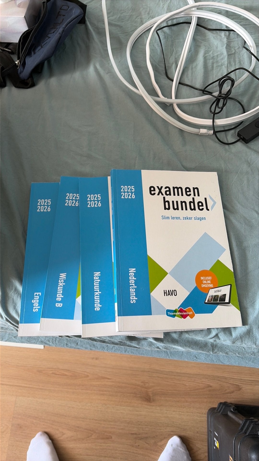 Examenbundel 5 Havo: wisB, nat, eng, netl, Ophalen, Zo goed als nieuw, HAVO, Overige vakken