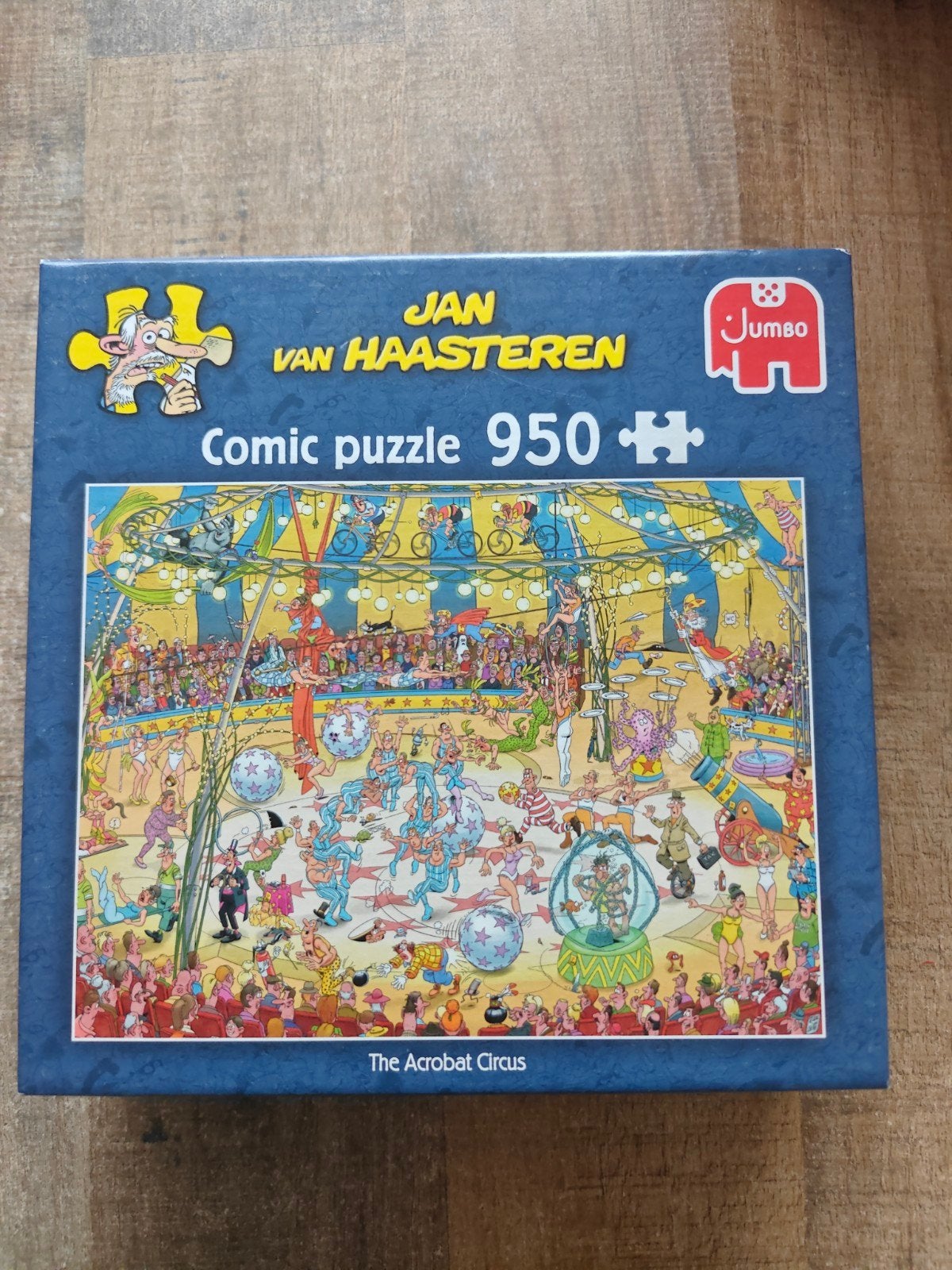Jan van Haasteren Puzzel - The Acrobat Circus 950 stukjes, Ophalen of Verzenden, 500 t/m 1500 stukjes, Zo goed als nieuw