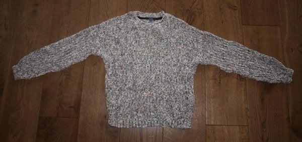Wit Zwart Oranje Gemeleerde Trui Kiabi (S), Kleding | Dames, Wit, Ophalen of Verzenden, Kiabi, Maat 36 (S)