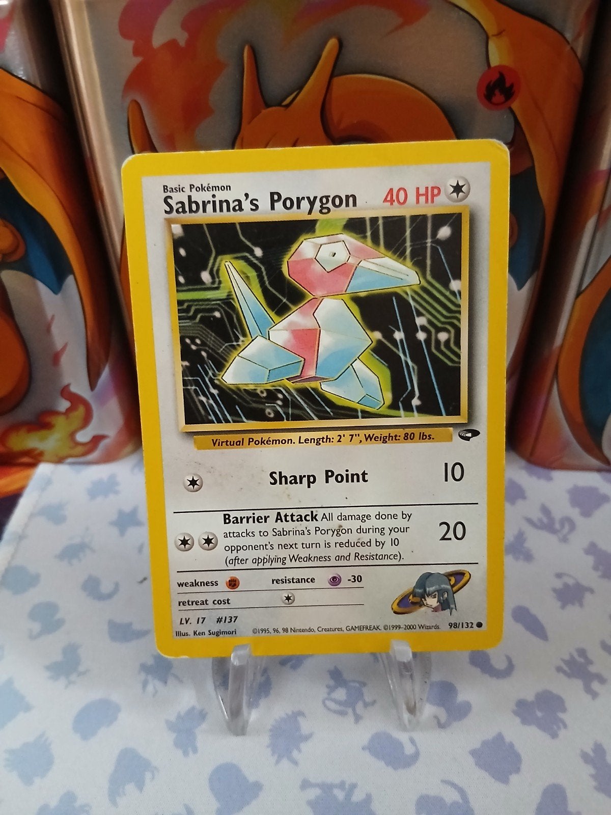 Sabrina's Porygon Pokémon Kaart - Gym Challenge Set, Ophalen of Verzenden