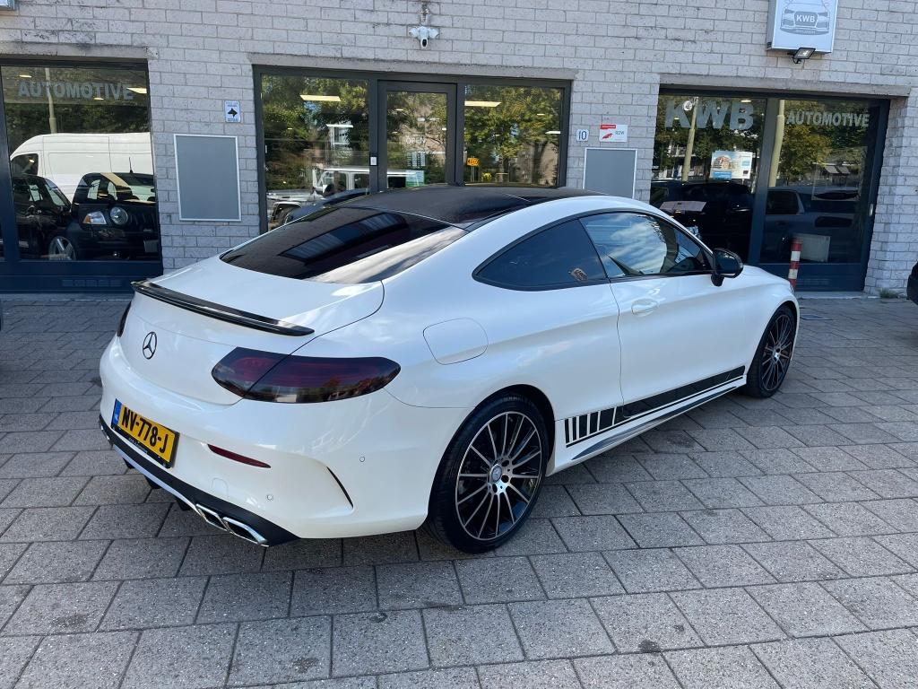 Mercedes-Benz C-Klasse Coupé 200 Amg Bruin Leer Pano Burmes, Automaat, Euro 6, 4 cilinders, 4 stoelen