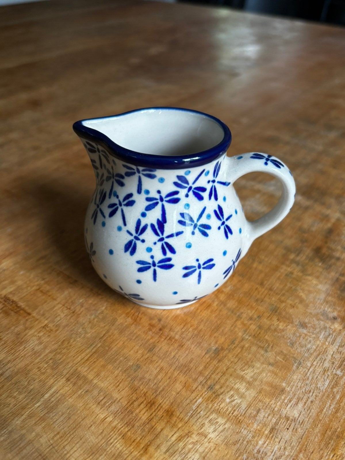 Bunzlau melkkan 180 ml - 1 stuks, Ophalen of Verzenden, Zo goed als nieuw, Overige stijlen, Kop(pen) en/of Schotel(s)