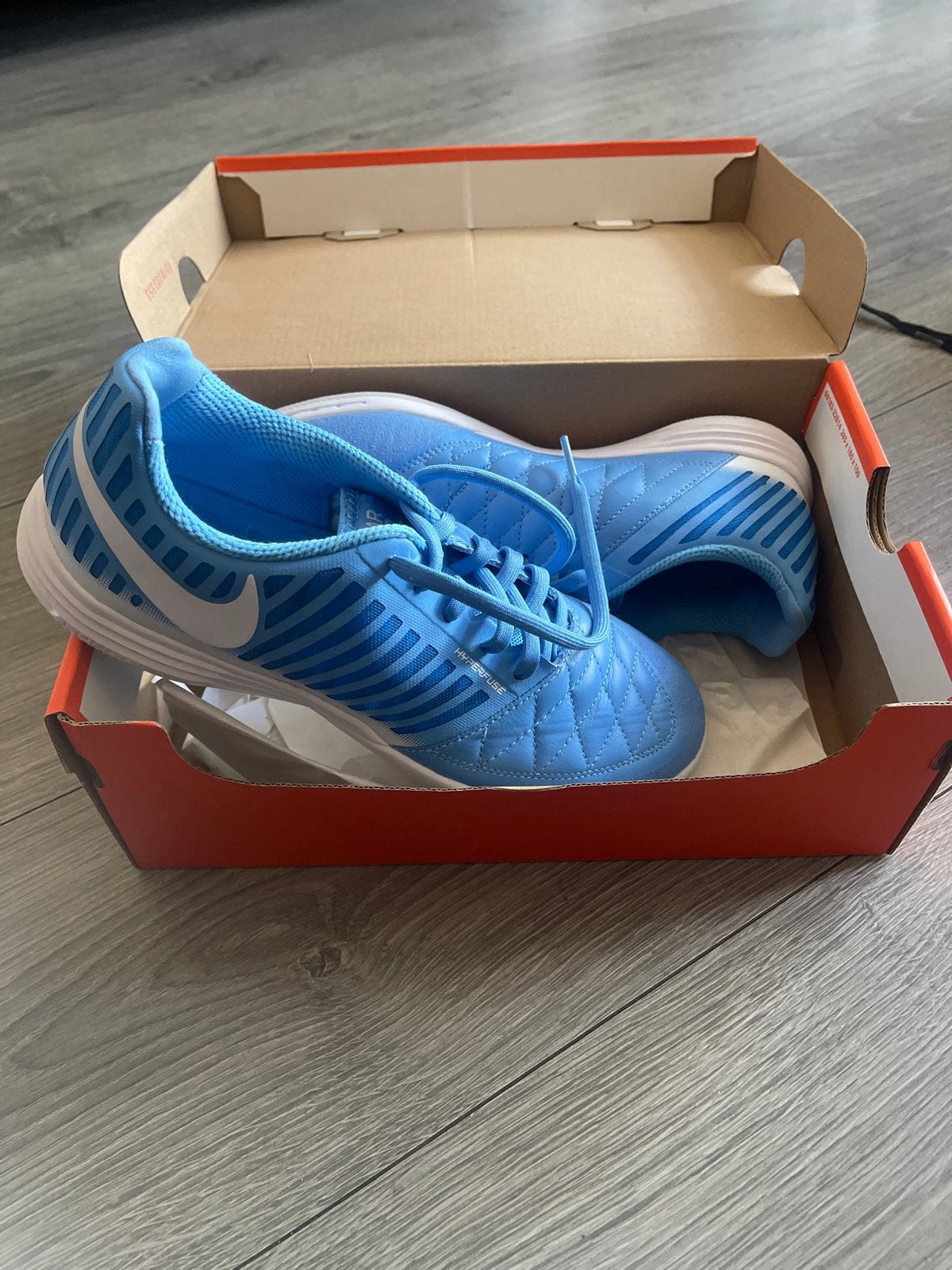Nike Lunar Gato II zaalschoenen - Lichtblauw, Maat XS of kleiner, Ophalen of Verzenden, Nieuw, Schoenen