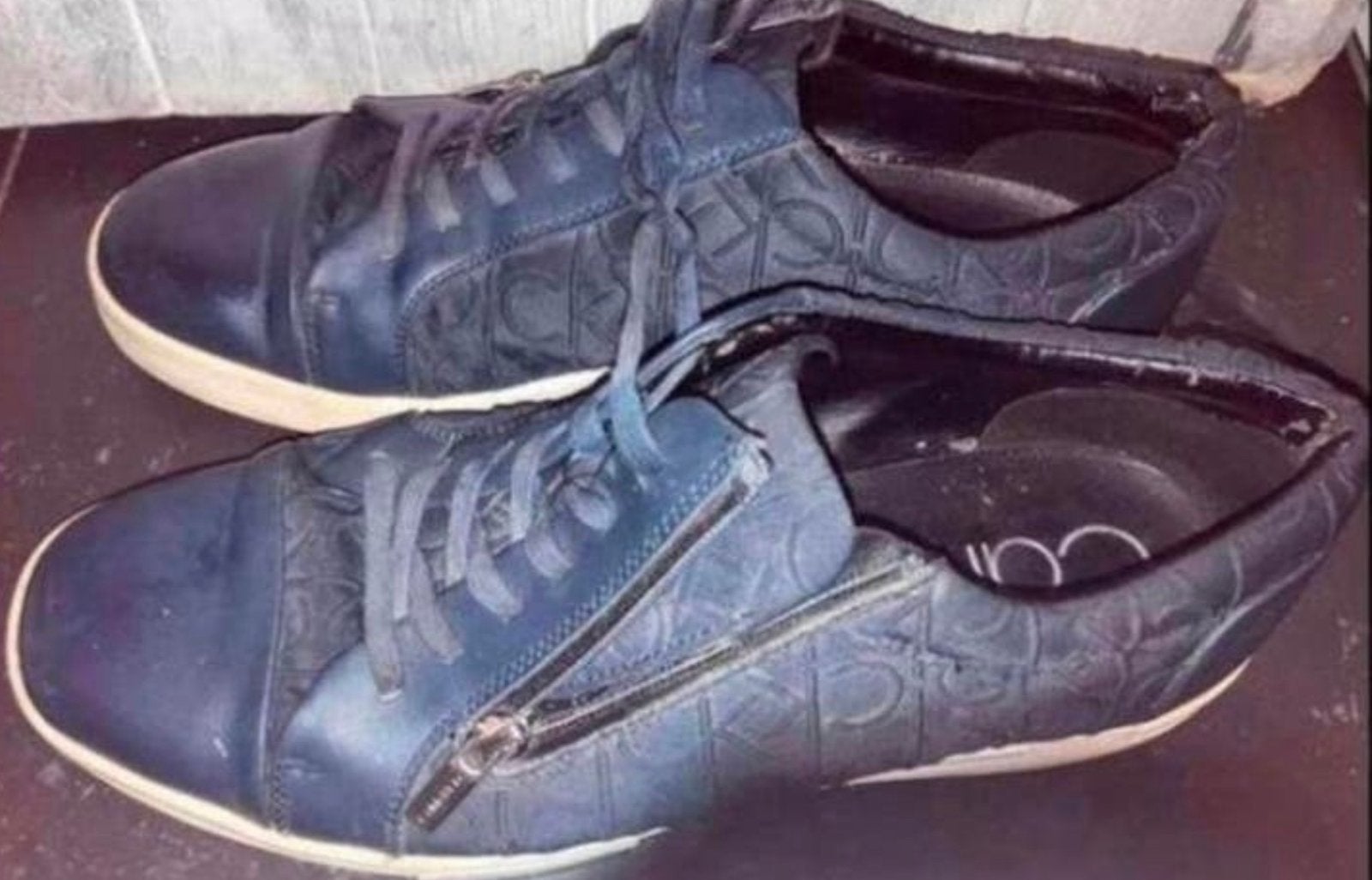 Calvin Klein Sneakers maat 44 ,blauw, Blauw, Ophalen of Verzenden, Sneakers of Gympen, Gedragen