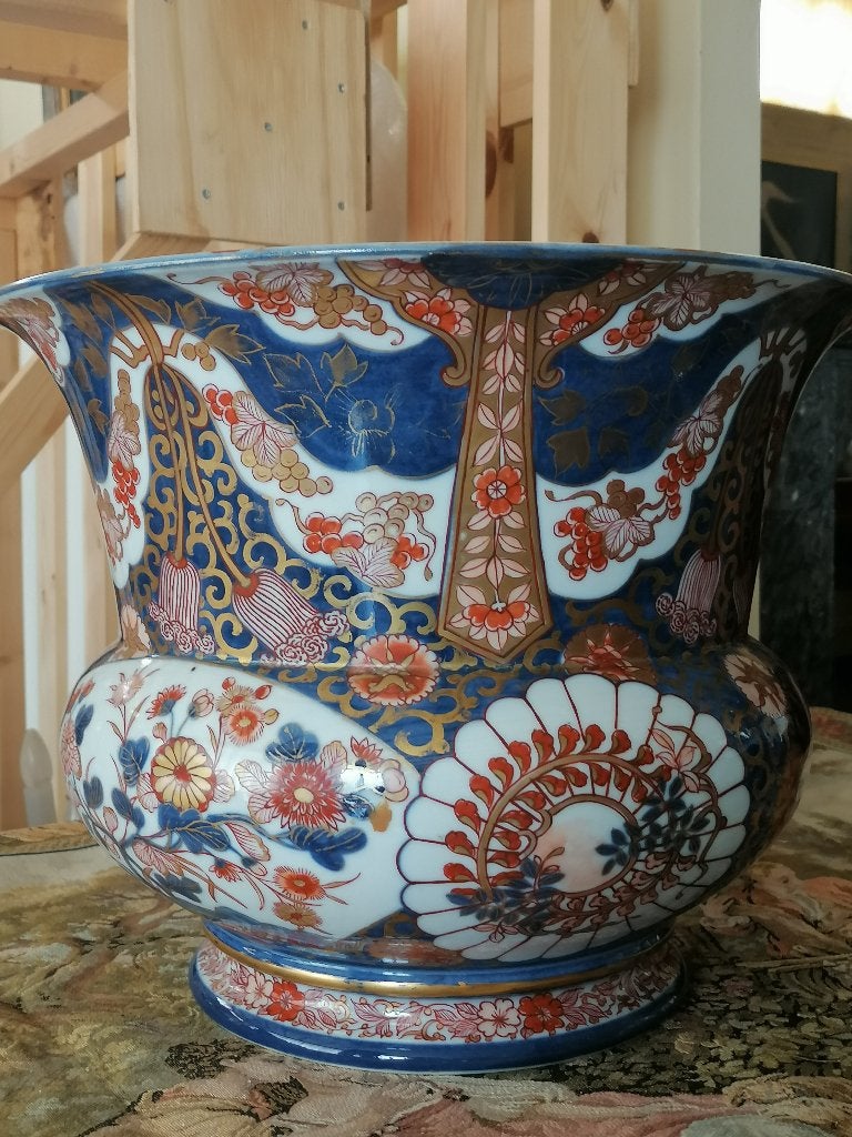 bijzondere exclusieve 19e eeuwse imari pot 41 cm, Antiek en Kunst, Ophalen
