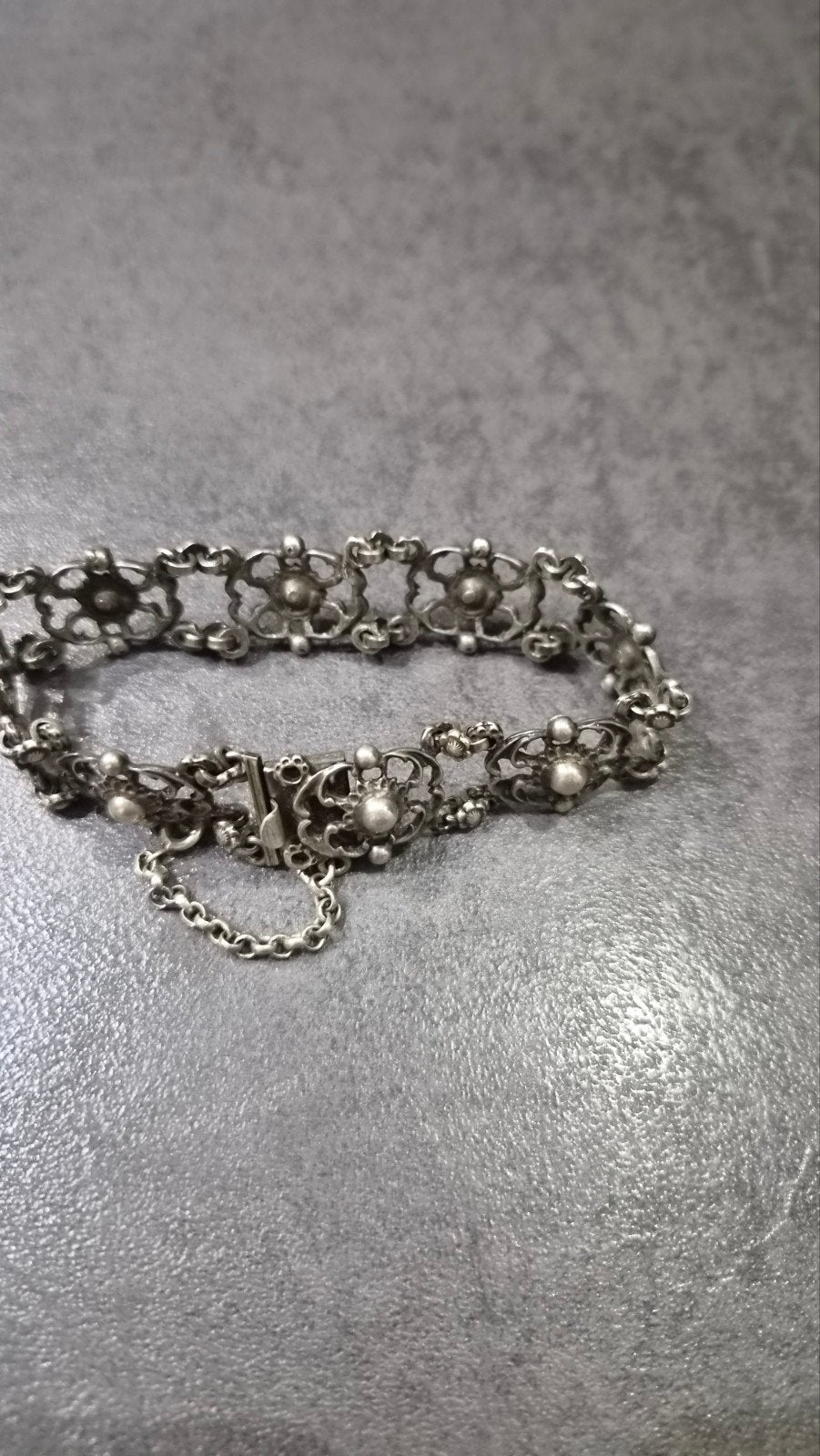 Originele Oude Zilveren Zeeuwse Knoop Armband, Ophalen of Verzenden, Zo goed als nieuw, Zilver, Zilver