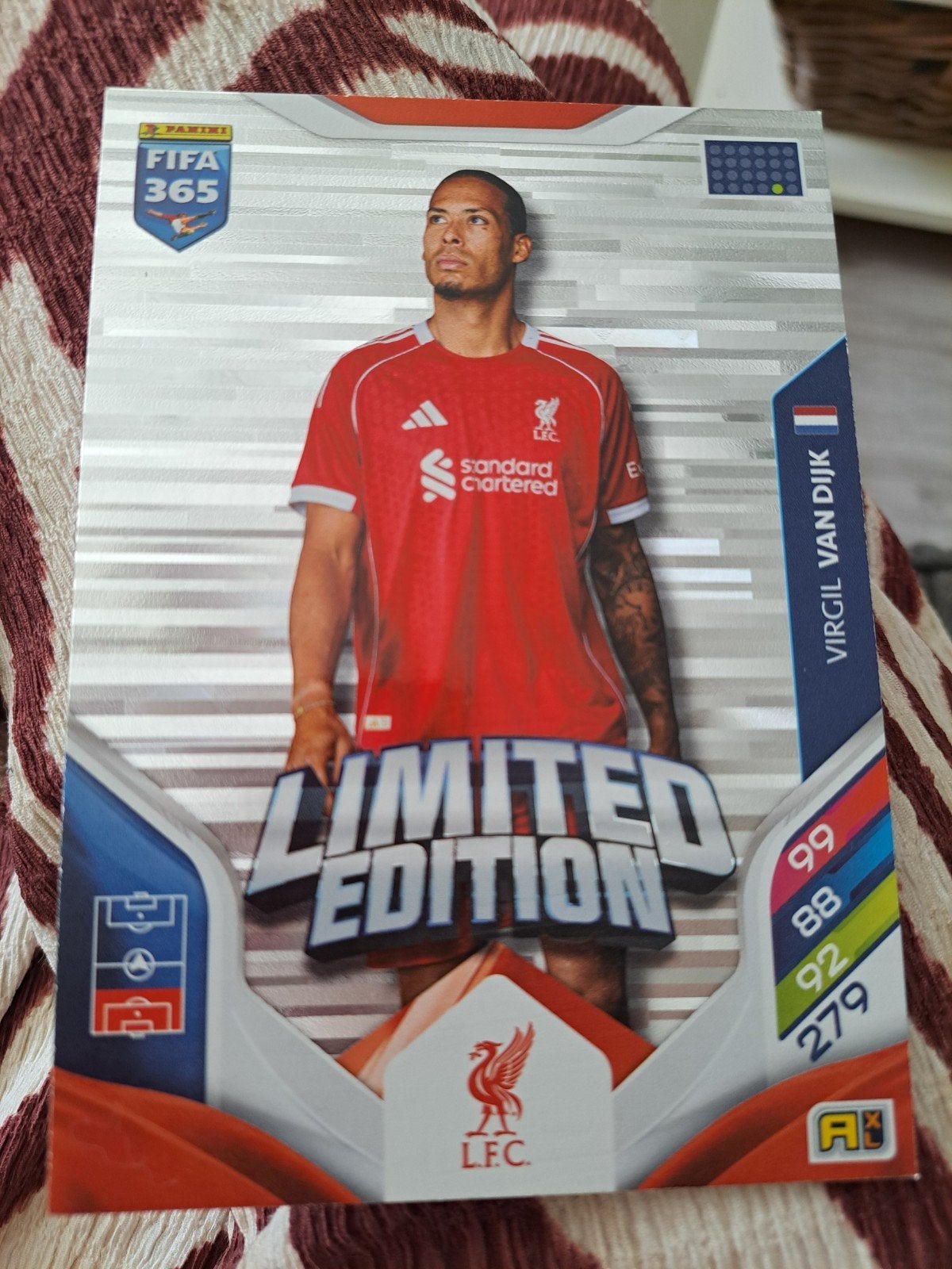 Virgil van Dijk Limited Edition FIFA 365 XL kaart, Verzamelen, Ophalen of Verzenden