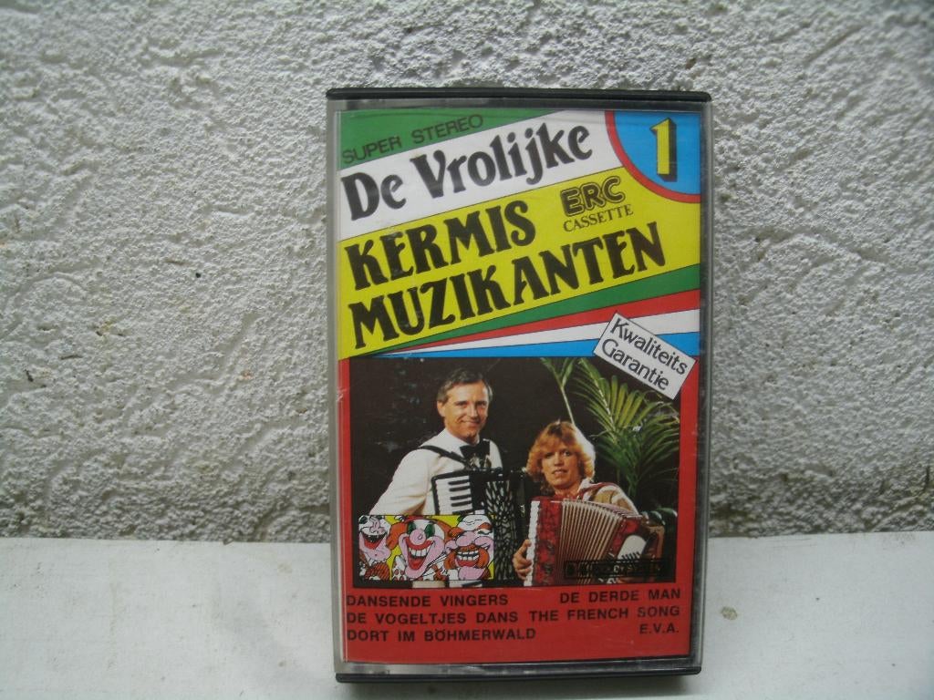 casba  2 vrolijke kermis muzikanten 1 oa de derde man, Ophalen of Verzenden, Zo goed als nieuw, 1 bandje