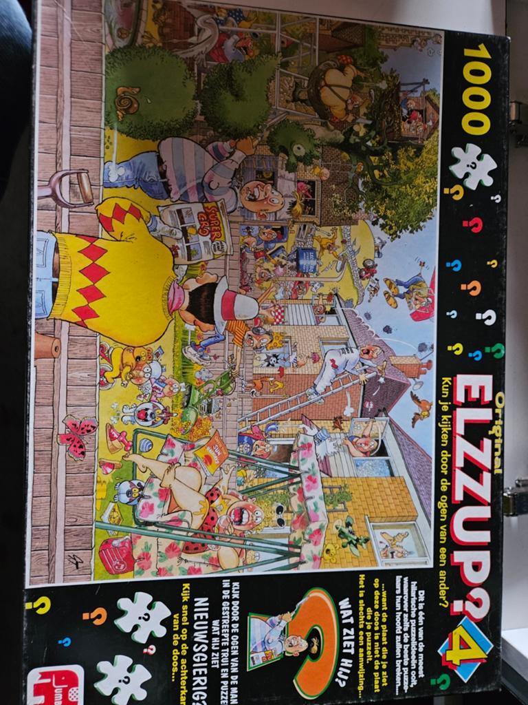 Jumbo Original Elzzup? 4 Puzzel 1000 stukjes, Hobby en Vrije tijd, Denksport en Puzzels, Gebruikt, Legpuzzel, 500 t/m 1500 stukjes