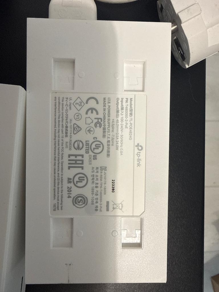 TP-Link TL-POE4824G PoE Adapter - 48V 0.5A 24W, Ophalen of Verzenden, Gebruikt