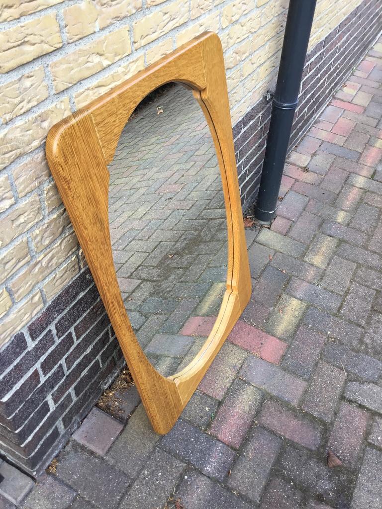 Oisterwijk Eiken Spiegel, Ophalen of Verzenden, Zo goed als nieuw