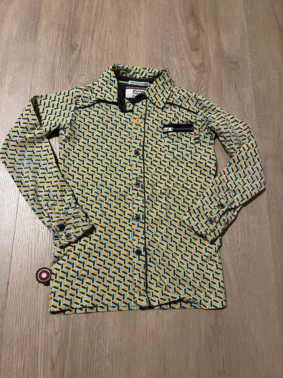 4ff 4 funky flavours maat 134 / 140 retro, Kinderen en Baby's, Ophalen of Verzenden, Zo goed als nieuw, Meisje, Shirt of Longsleeve