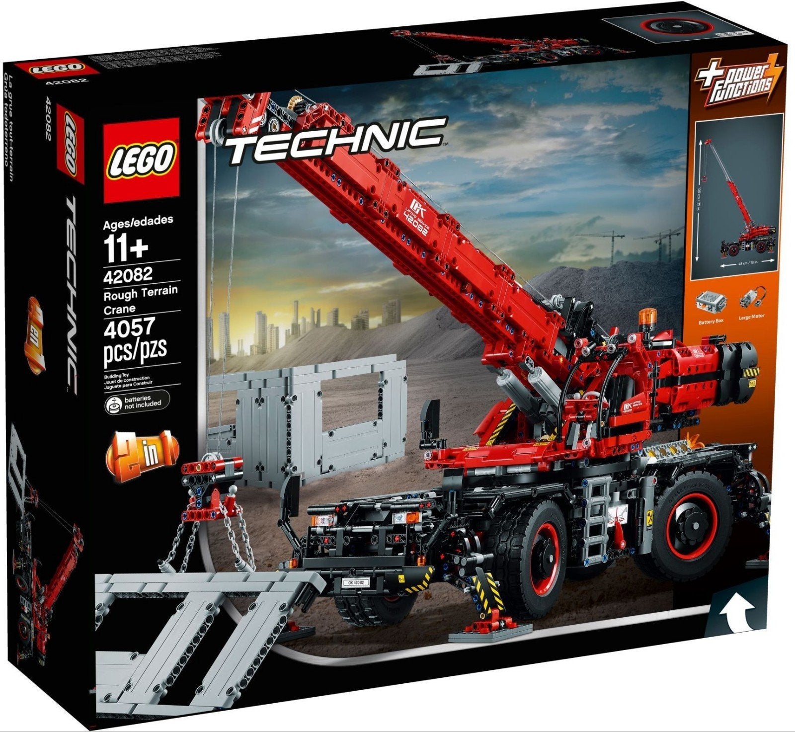 Lego Technic rode kraan 42082, Ophalen of Verzenden, Nieuw