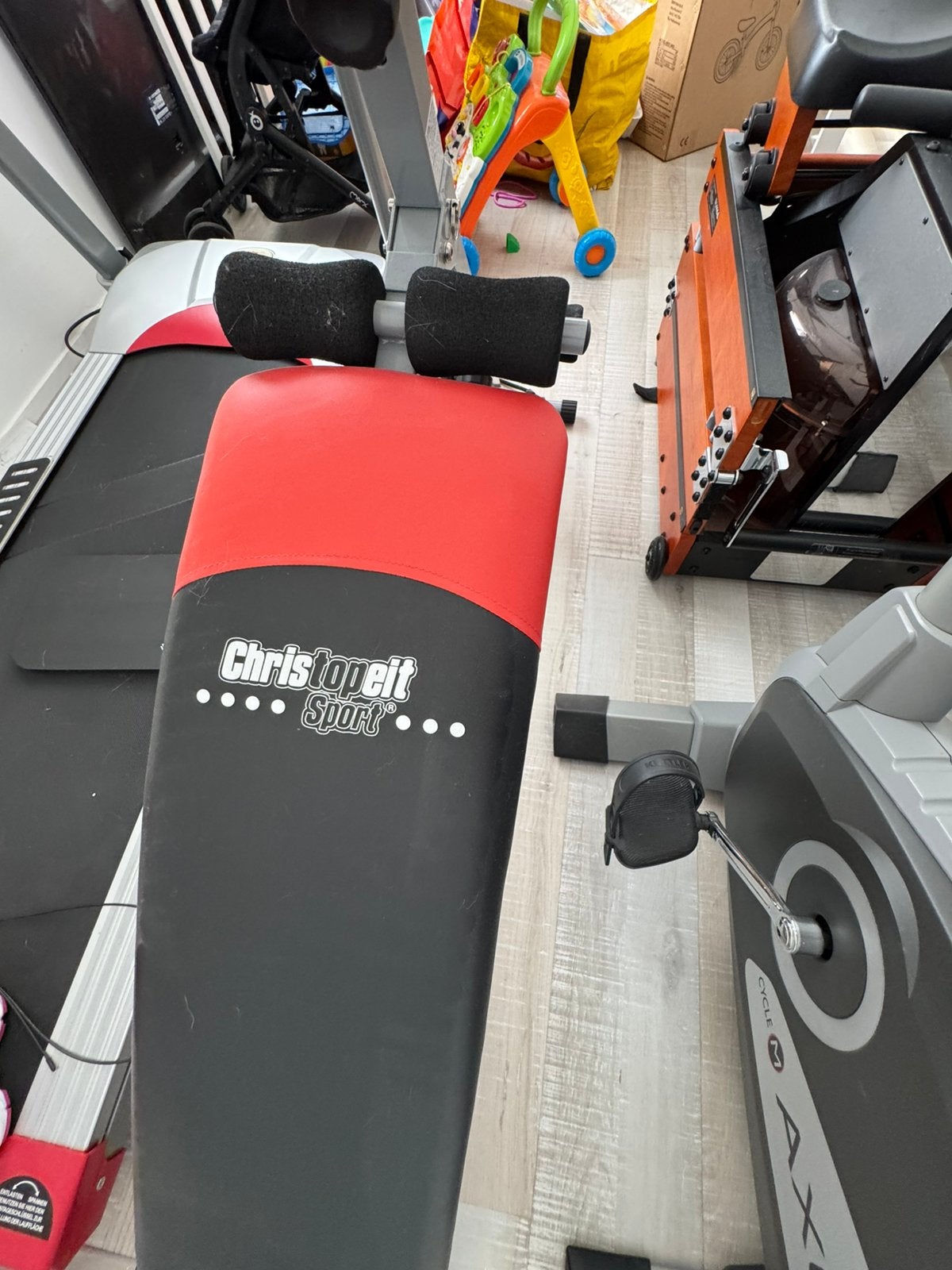 Fitnessbank, Sport en Fitness, Ophalen, Zo goed als nieuw, Fitnessbank