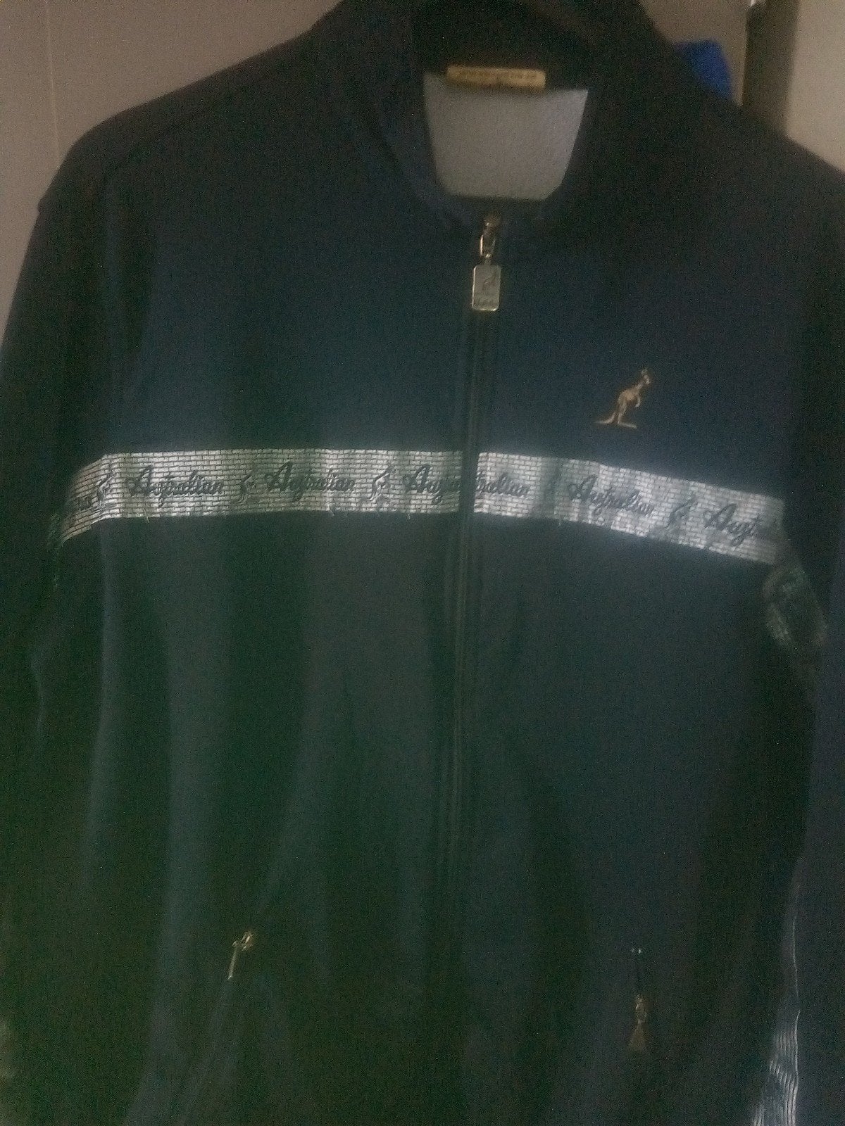 Australian jasje maat xl, Kleding | Heren, Sportkleding, Ophalen of Verzenden, Zo goed als nieuw, Maat 56/58 (XL), Blauw