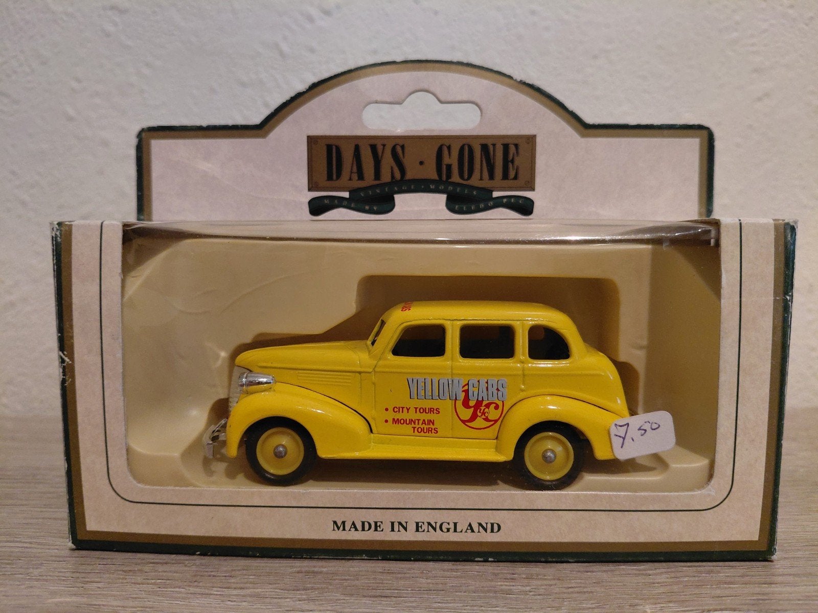 'Yellow Cabs' 1939 Chevrolet Car, Verzenden, Groter dan 1:32, Auto, Overige merken