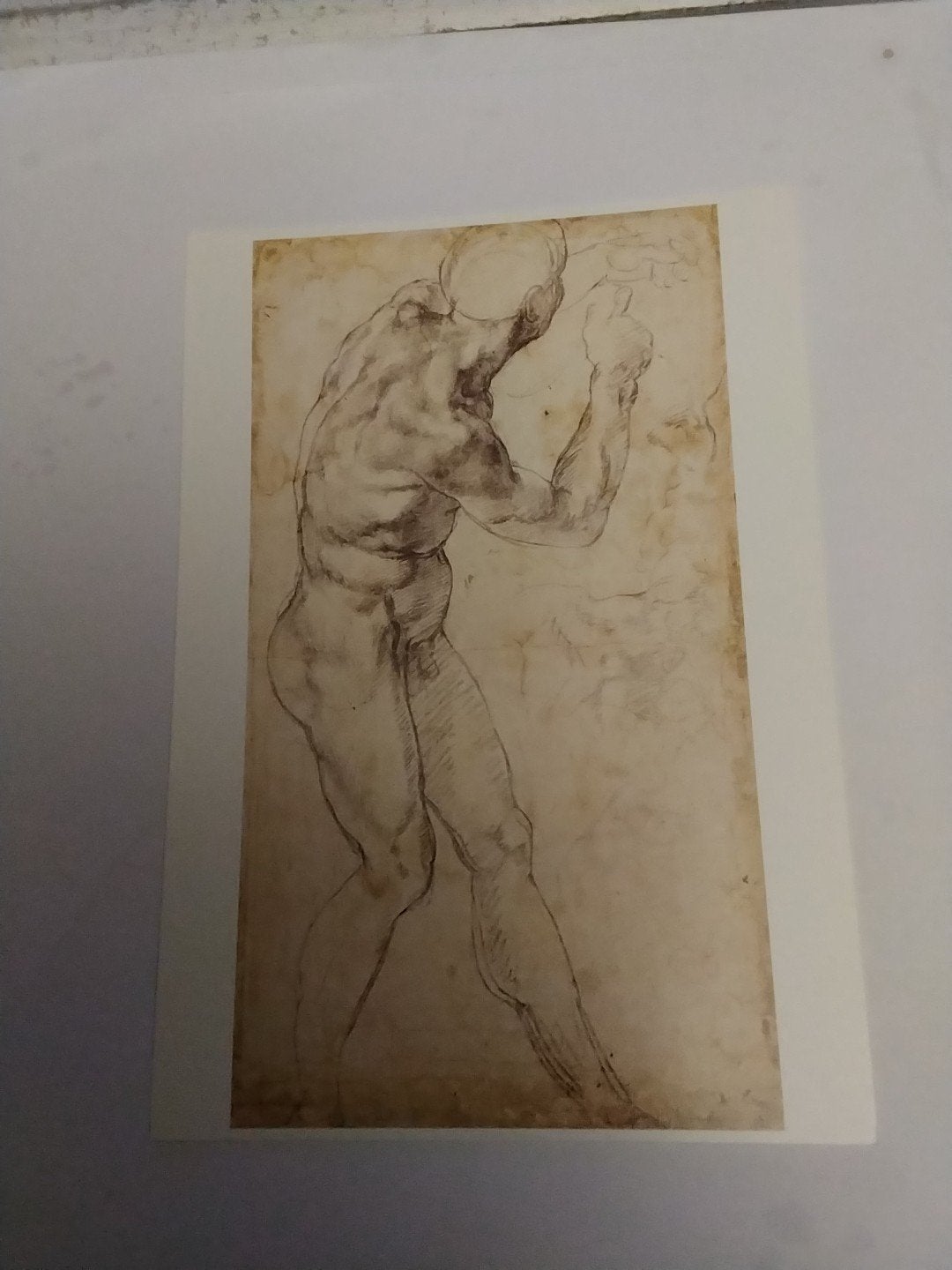 Michelangelo - Studie van een Romeinse soldaat, Ophalen of Verzenden, 1980 tot heden, Ongelopen