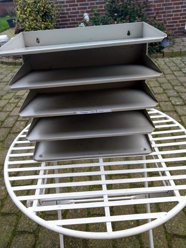 oud postvak post rek brieven rek papierrek, Ophalen, Gebruikt