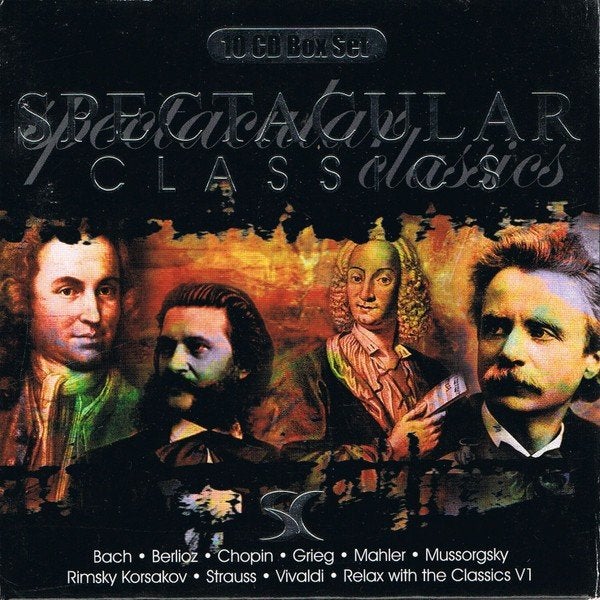 10 CD BOX - SPECTACULAR CLASSICS (SET 1)., Overige typen, Ophalen of Verzenden, Zo goed als nieuw, Classicisme