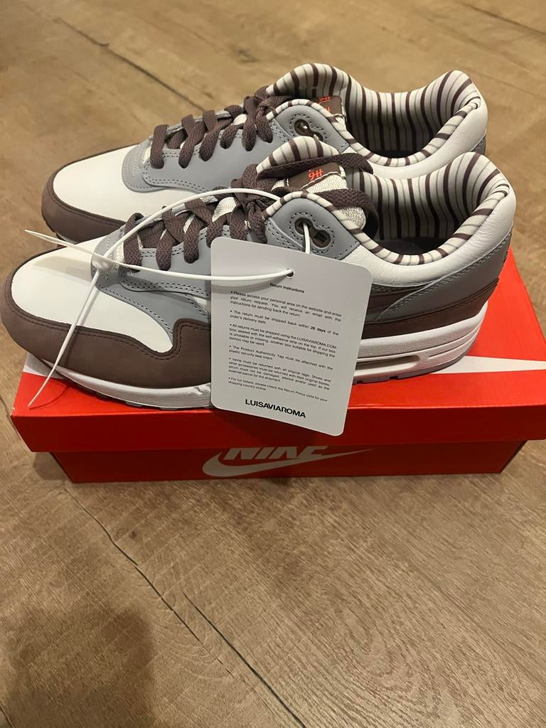 Nike Air Max 1 Shima Shima (2023) maat 45, Bruin, Nieuw, Ophalen of Verzenden, Sneakers of Gympen