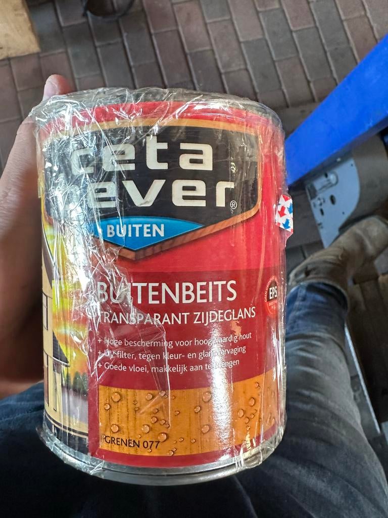CetaBever Buitenbeits  Grenen 077, Doe-het-zelf en Verbouw, Verf, Beits en Lak, Bruin, Nieuw, Beits, Ophalen of Verzenden