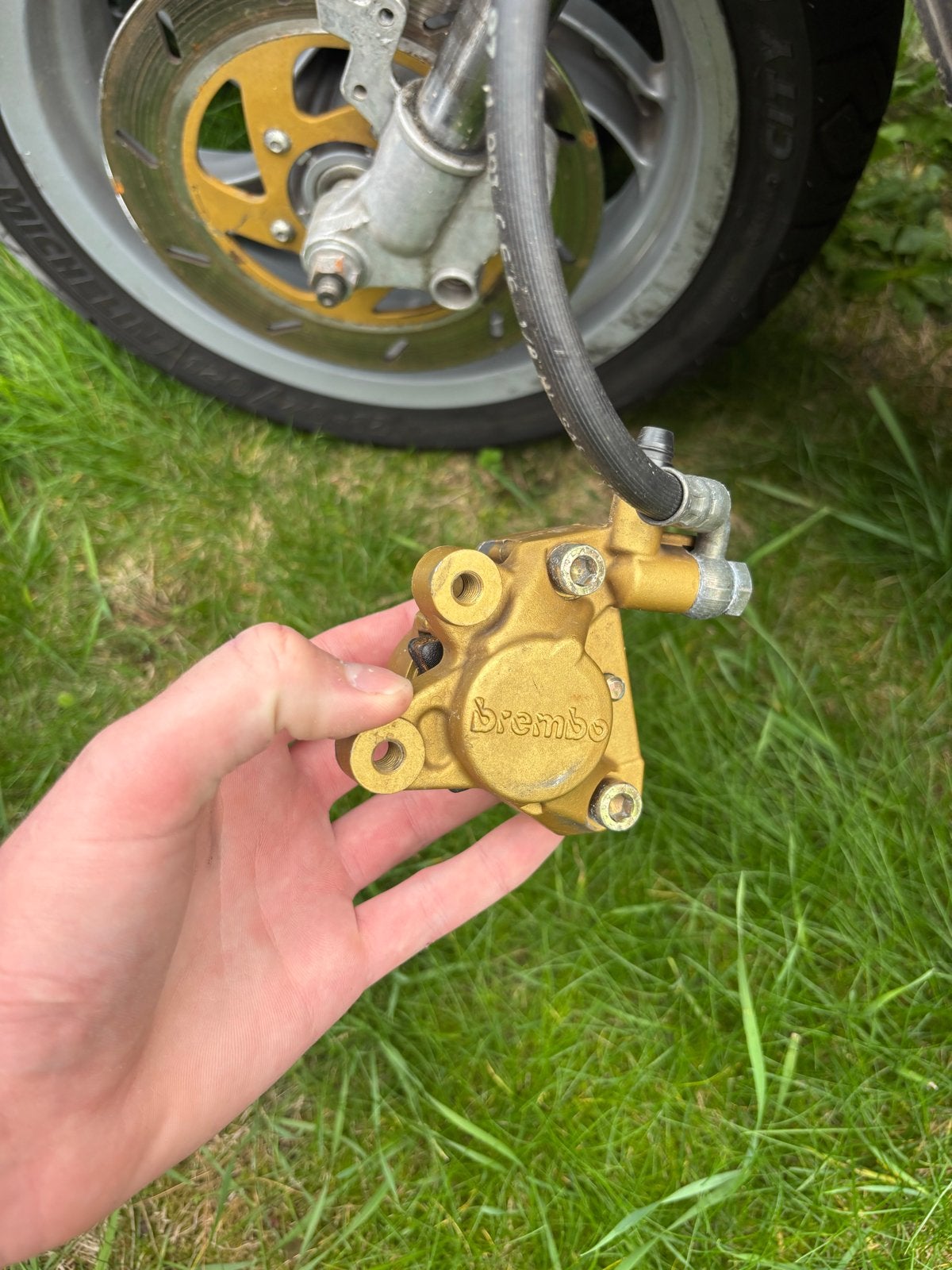 Gilera Runner Brembo remklauw met Malossi remblokken, Ophalen of Verzenden, Gebruikt, Overige typen
