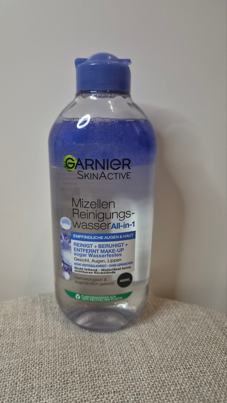 Garnier SkinActive Micellair Reinigingswater All-in-1, Ophalen of Verzenden, Zo goed als nieuw, Overige typen