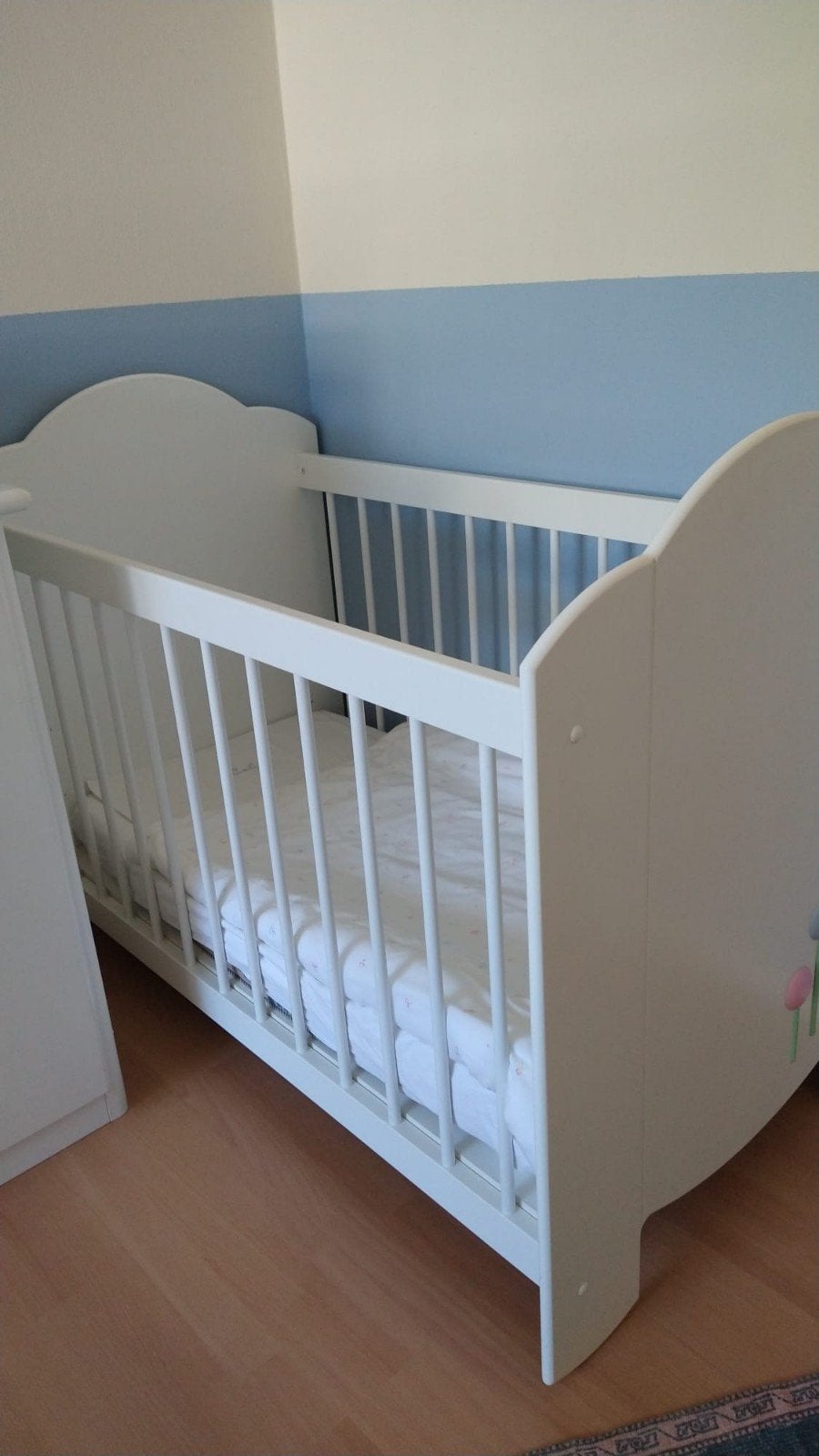 Complete babykamer uit 1988 met linnengoed en badje, Ophalen, Gebruikt, Jongetje of Meisje