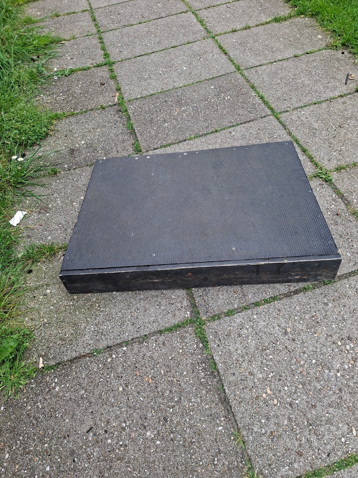 Houten oprijplaat, Ophalen