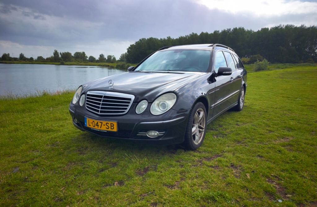 Mercedes-Benz Facelift 3.0L V6 LPG G3 7G-Tronic,, Auto's, Automaat, Skiluik, Zwart, Stationwagon