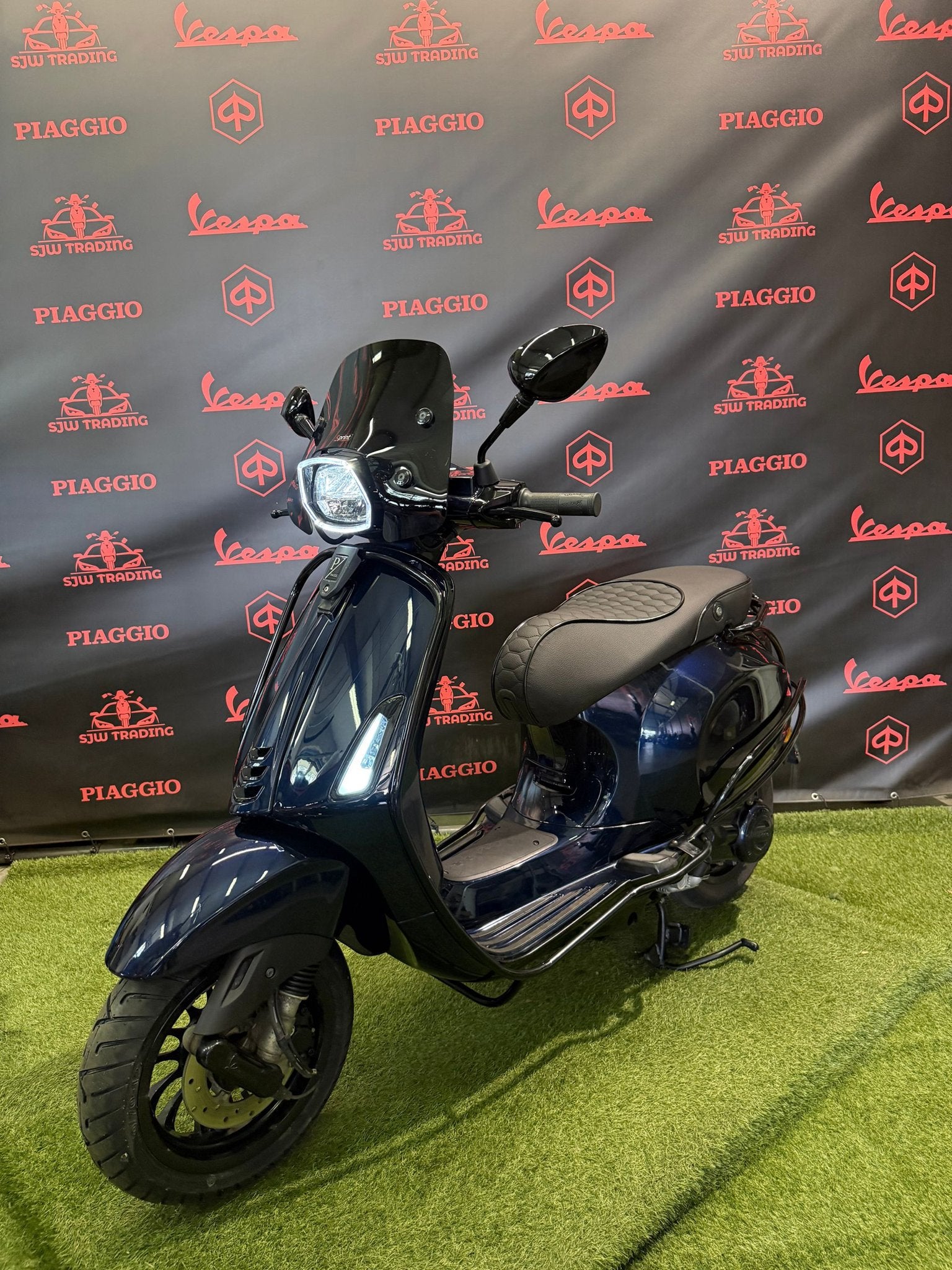Vespa Sprint 2018 Brom! Midnight Blue / RS Zadel / Garantie!, -, Maximaal 45 km/u, -, Ophalen of Verzenden