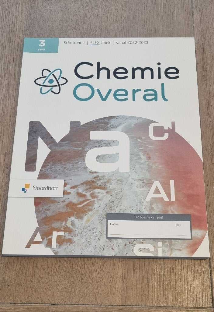 Chemie overal, flexboek vwo 3, VWO, Scheikunde, Noordhoff, Nieuw