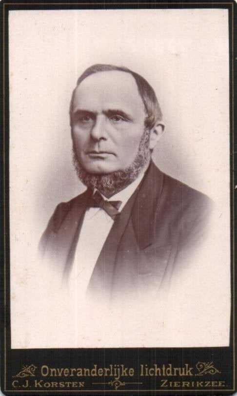 CDV -Zeldzame Onveranderlijk Lichtdruk -C. Korsten Zierikzee, Gebruikt, Foto, Ophalen of Verzenden, Voor 1940