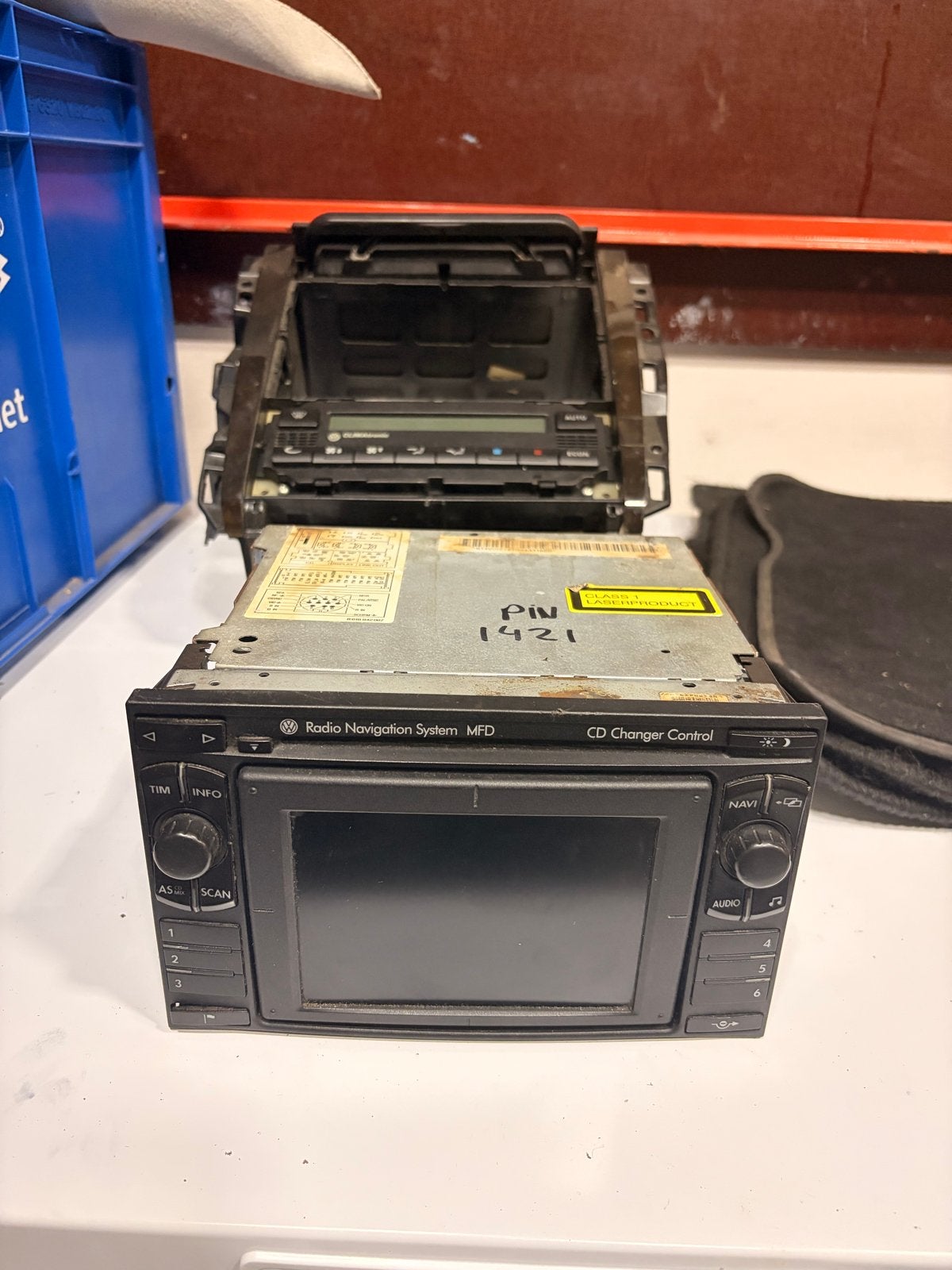 VW Golf 4/Bora originele radio navigatie systeem, Ophalen of Verzenden, Gebruikt