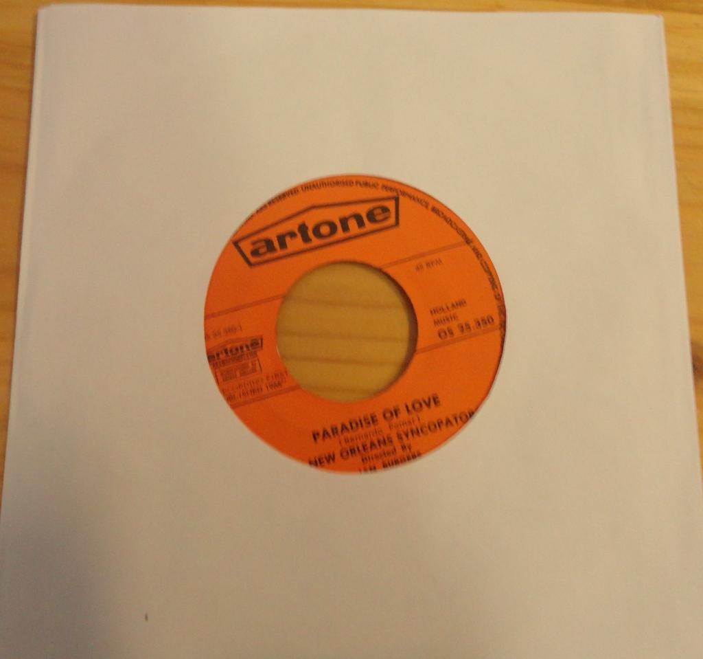 The New Orleans Syncopators > Paradise of love, Gebruikt, 7 inch, Single, Ophalen of Verzenden