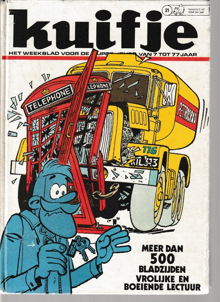 Kuifje Bundeling 21, Boeken, Gelezen, Eén stripboek, Ophalen of Verzenden, Adonowai