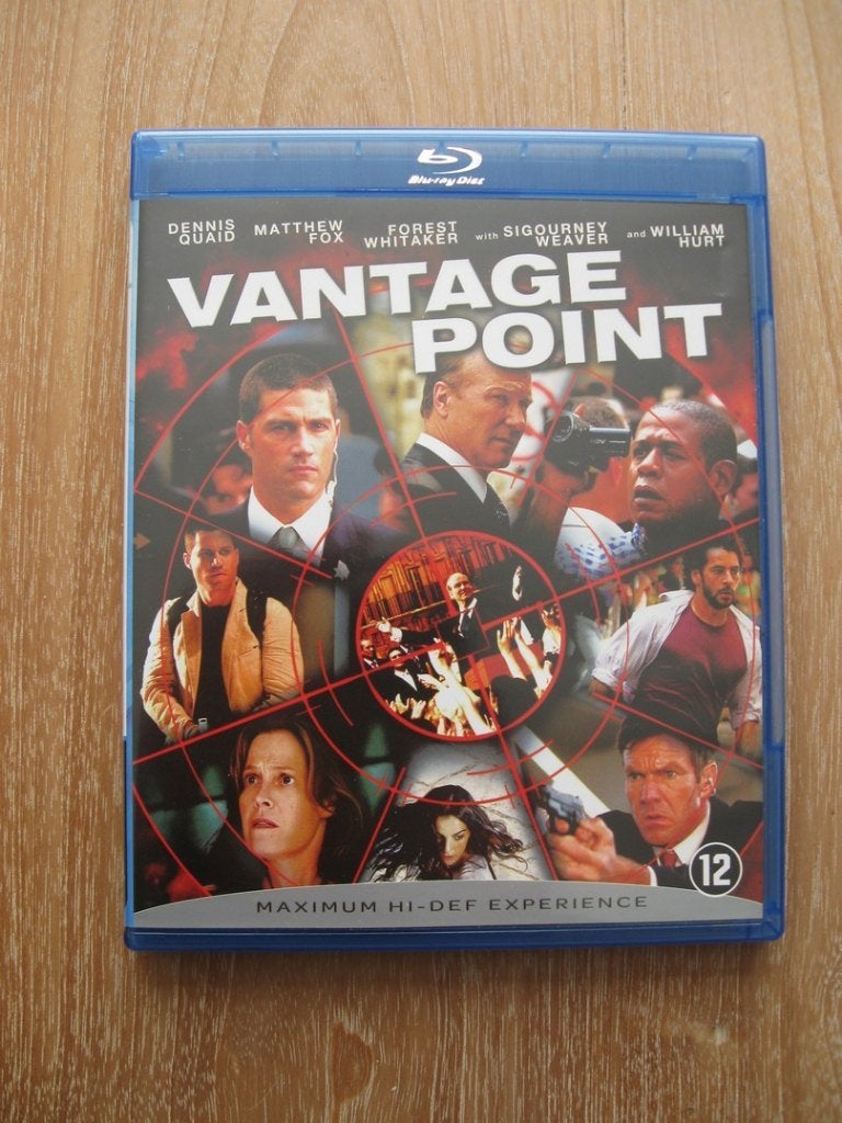 Blu-ray Vantage Point Dennis Quaid Matthew Fox William Hurt, Engels, Nederlands, Film, Ophalen of Verzenden