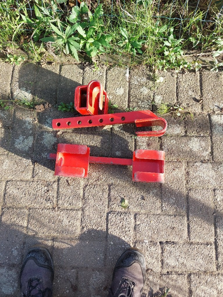 container  slot, Ophalen of Verzenden, Gebruikt, IJzer, Slot