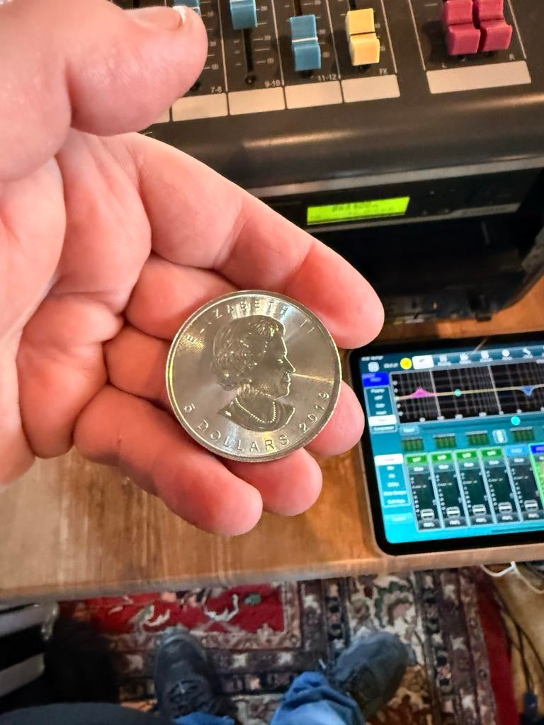 Zilveren Canadese Maple Leaf Munt 2019, Ophalen of Verzenden, Noord-Amerika, Losse munt, Zilver