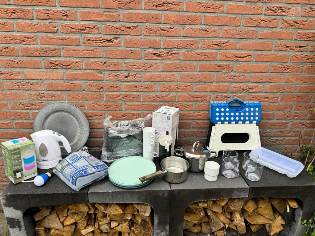 Kampeerspullen set van alles, Ophalen of Verzenden