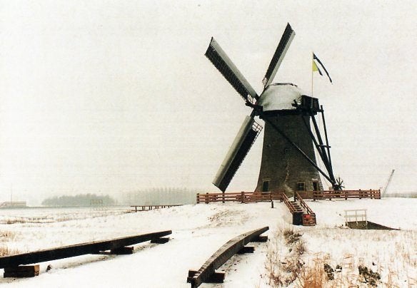 (ZH059) Ansichtkaart Barendrecht Pendrechtse molen 1995, Verzamelen, Ophalen of Verzenden, 1980 tot heden, Ongelopen, Zuid-Holland