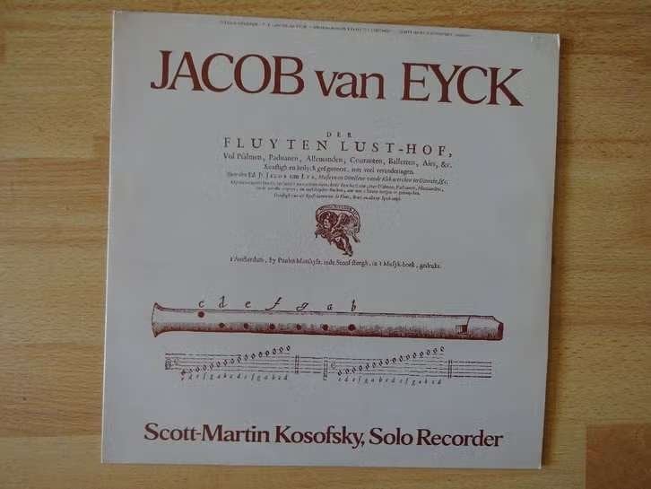 LP Jacob van Eyck – Der Fluyten Lust-Hof , Ti 1 Vinyl Elpee, LP, Overige componisten, Ophalen of Verzenden, Zo goed als nieuw