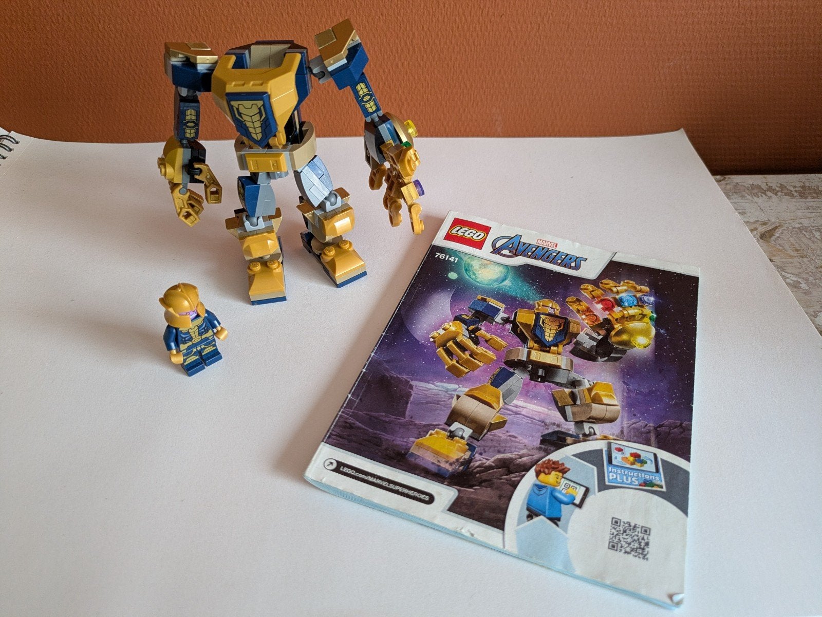 LEGO Marvel Avengers Thanos Mech (76141) met minifiguur, Ophalen of Verzenden, Zo goed als nieuw