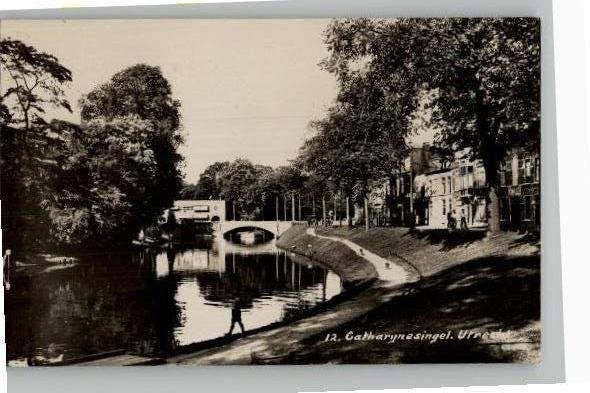 Utrecht (12) Catharijnesingel st 1948 uitg SPARO, Ophalen of Verzenden, 1940 tot 1960, Gelopen, Utrecht