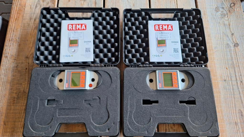 2x REMA DSD04 Dynamometer Trekkracht-meetapparaat elektrisch, Auto diversen, Autogereedschap, ., Ophalen of Verzenden, Zo goed als nieuw