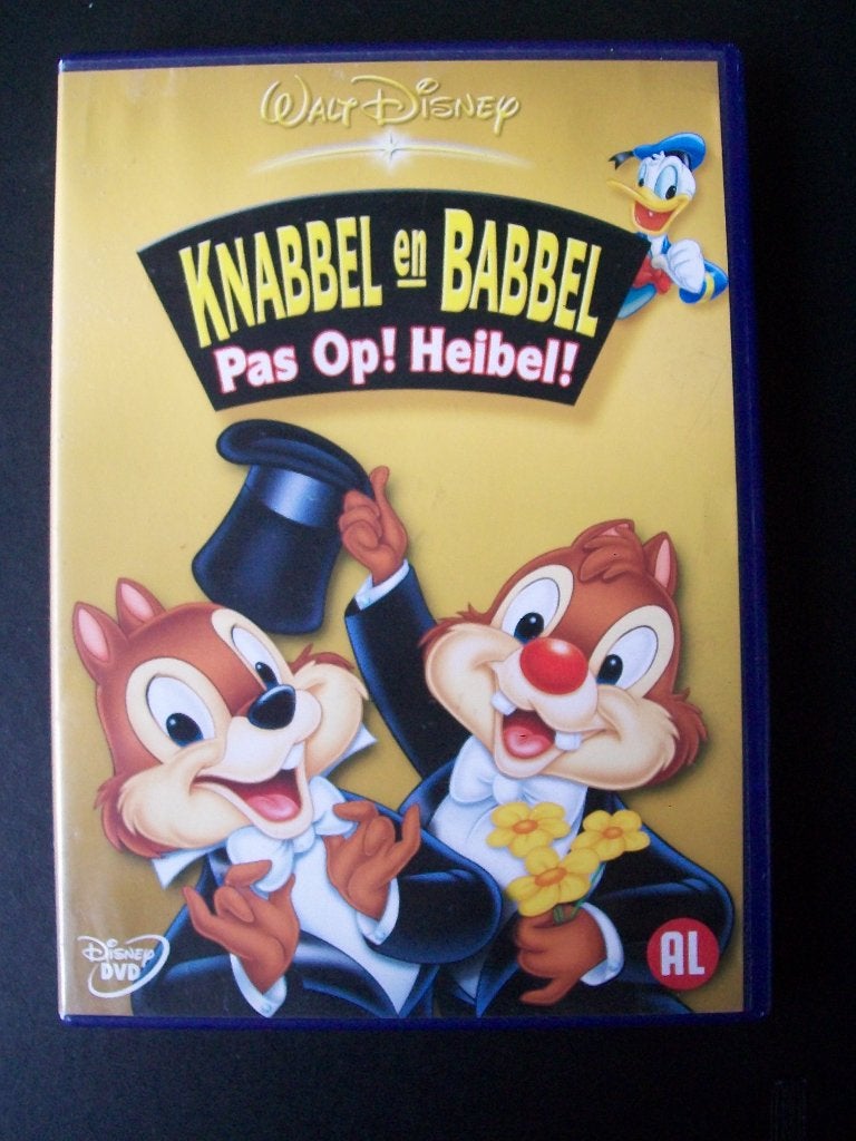 Walt Disney KNABBEL en BABBEL Pas op Heibel (hologram) zgan, Tekenfilm, Verzenden, Nederlands, Nederlands
